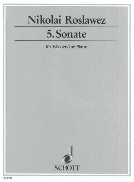 Sonata No. 5 : For Piano (1923).
