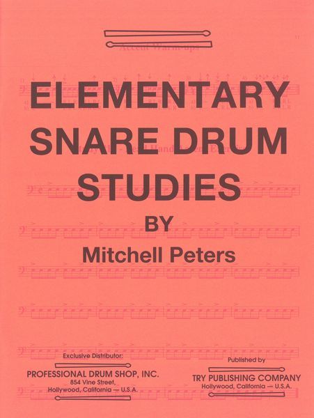 Elementary Snare Drum Studies.