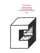 Camera Oscura : Chromatisches Spiel Für Lichtquellen Mit Darstellern (1965).