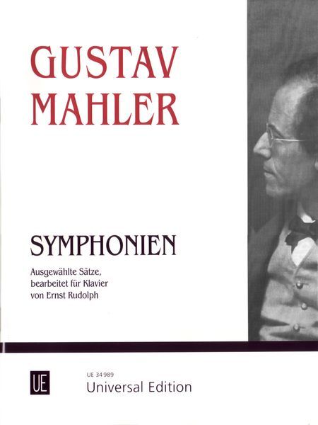 Symphonien : Ausgewählte Sätze, Bearbeitet Für Klavier / arranged by Ernest Rudolph.