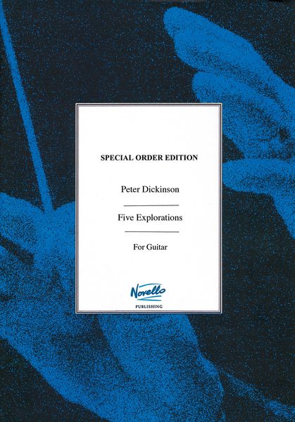 Five Explorations : For Guitar (1988).