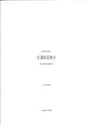 Credo : For String Quartet (2007).