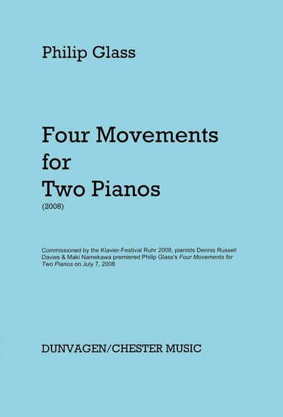 Four Movements : For Two Pianos (2008).