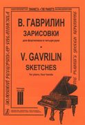 Sketches For Piano Four Hands, Vol. 3 / edited by R. Haradzhanyan.