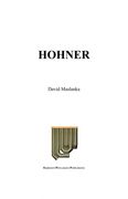 Hohner - In Memoriam Robert Hohner : For Percussion Ensemble.