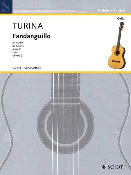 Fandanguillo, Op. 36 : For Guitar / edited by Marian Alvarez Benito.