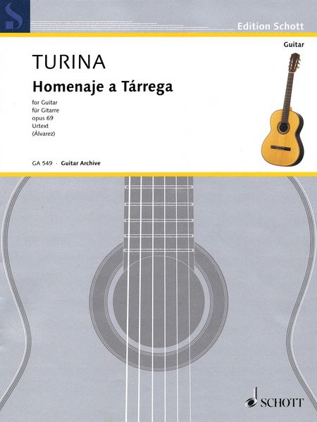 Homenaje A Tarrega, Op. 69 : For Guitar / edited by Marian Alvarez Benito.