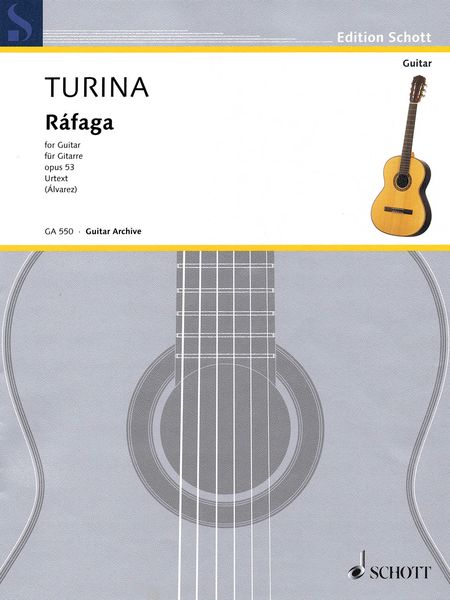 Ráfaga, Op. 53 : For Guitar / edited by Marian Alvarez Benito.