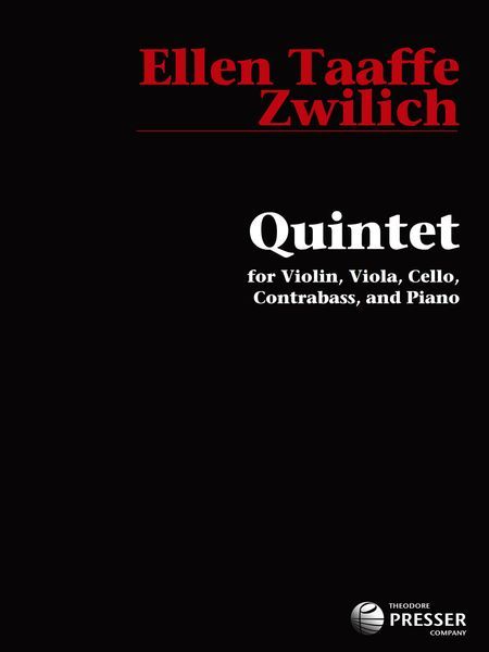 Quintet : For Violin, Viola, Cello, Contrabass and Piano.