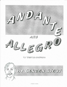Andante and Allegro : For Marimba & Piano.