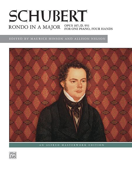 Rondo In A Major, Op. 107, D. 951 : For One Piano, Four Hands / Ed. Maurice Hinson & Allison Nelson.