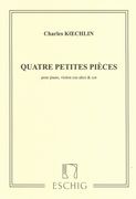 Quatre Petite Pieces : For Violin (Or Viola), Horn and Piano.