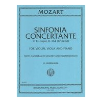 Symphonie Concertante In Eb Major, K. 364 : For Violin, Viola and Piano.