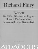 Nonett : Für Flöte, Klarinette, Fagott, Horn, 2 Violinen, Viola, Violoncello und Kontrabass (1965).