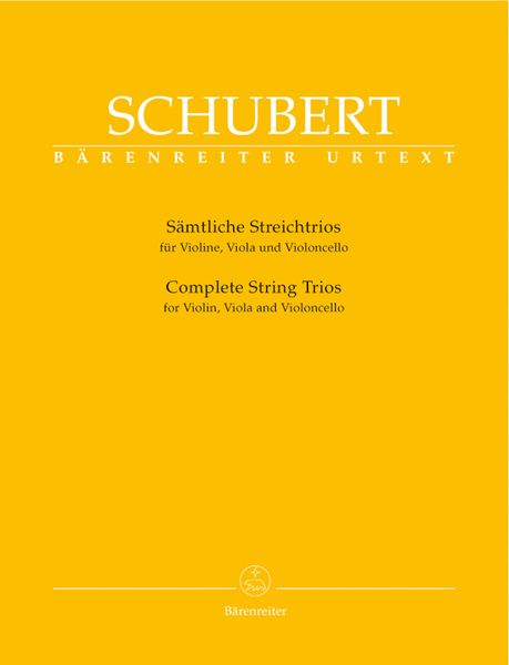 Complete String Trios : For Violin, Viola and Violoncello / edited by Werner Aderhold.