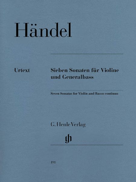 Seven Sonatas : For Violin and Continuo.