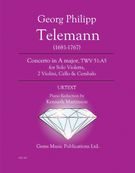 Concerto In A Major, TWV 51:A5 : For Solo Violetta, 2 Violini, Cello & Cembalo - Piano reduction.