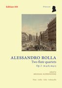 Two Flute Quartets, Op. 2, Bi 418, Bi 415 / edited by Michael Elphinstone.