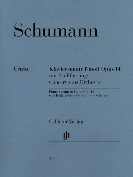 Klaviersonate F-Moll, Op. 14 : With Early Version - Concert Sans Orchestre / ed. Ernst Herttrich.