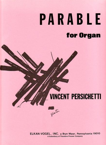 Parable VI, Op. 117 : For Organ.