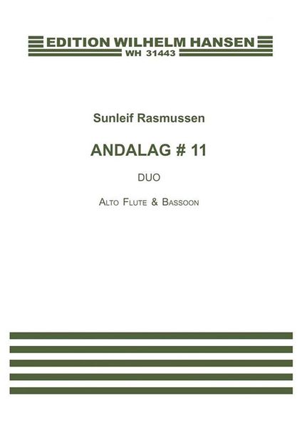 Andalag #11 : Duo For Alto Flute and Bassoon.