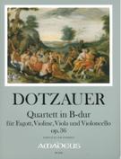 Quartett In B-Dur, Op. 36 : Für Fagott, Violine, Viola und Violoncello / Ed. Bernhard Päuler.
