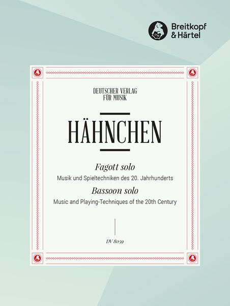 Musik und Spieltechniken Des 20. Jahrhunderts : For Bassoon Solo.