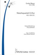 Streichquartett G-Dur (1855-1858) / edited by Heinz-Mathias Neuwirth.