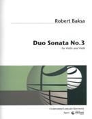 Duo Sonata No. 3 : For Violin and Viola (2009).