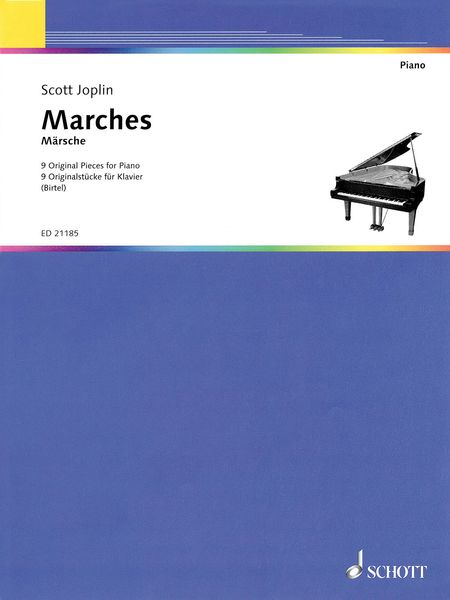 Marches - 9 Original Pieces : For Piano / edited by Wolfgang Birtel.