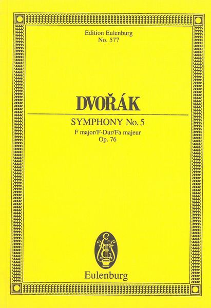 Symphony No. 5, Op. 76 In F Major.