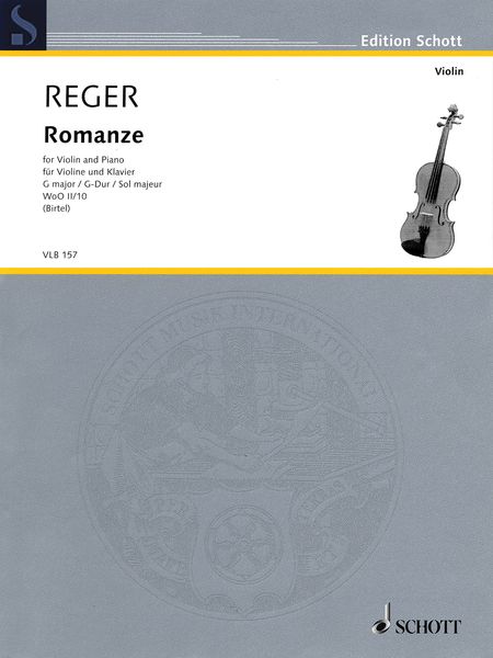 Romanze, WoO II/10 In G Major : For Violin and Piano / edited by Wolfgang Birtel.