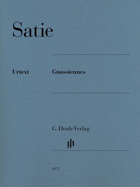 Gnossienes : Pour Piano / edited by Ulrich Krämer.