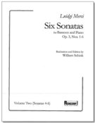 Six Sonatas, Op. 3, Nos. 1-6 : For Bassoon and Piano, Vol. 2 (Nos. 4-6) / Ed. by William Schink.