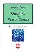 Oriental; Petita Cançó : Dues Peces Per A Violi I Piano.