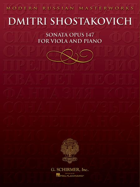 Sonata, Op. 147 : For Viola and Piano - VAAP Edition.