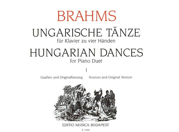 Hungarian Dances, Vol. 1 : For 1 Piano - 4 Hands / Ed. by Gábor Kováts.