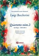 Quartetto Num. 2 Sol Major - Ger 260/2 : For Flute and String Trio / edited by Peter Bacchus.