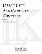 Saxophone Concerto : For Alto Saxophone and Piano.