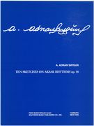 Ten Sketches On Aksak Rhythms : For Piano.