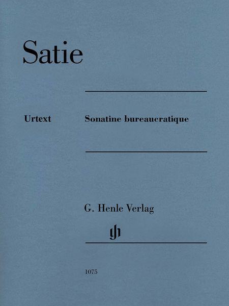 Sonatine Bureaucratique : For Piano / Ed. by Ulrich Krämer.