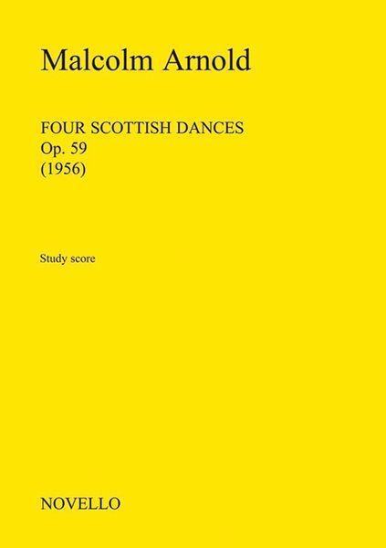 Four Scottish Dances, Op. 59 : For Orchestra (1956).