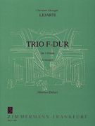 Trio In F Major : For Three Flutes / First Edition by Nikolaus Delius.
