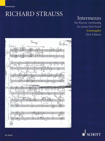 Intermezzo : For Piano Four Hand / edited by Christian Wolf.