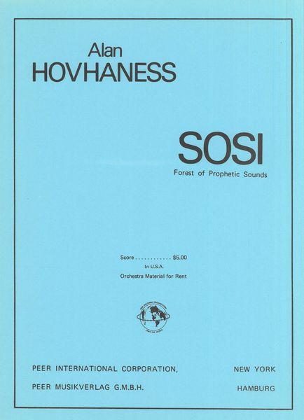 Sosi : For Chamber Orchestra.