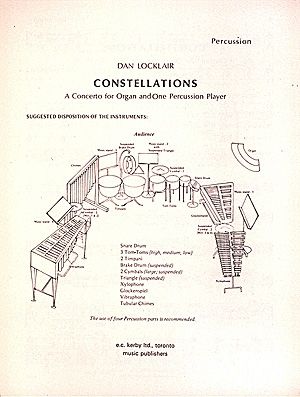 Constellations : For Organ and Percussion.