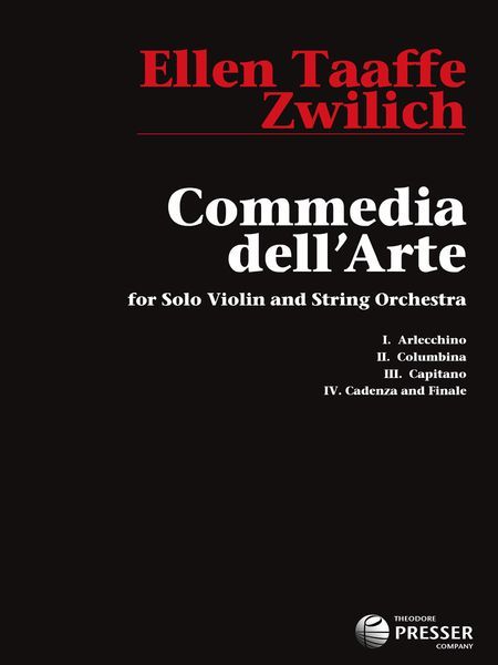 Commedia Dell'arte : For Solo Violin and String Orchestra.
