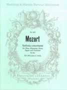 Sinfonia Concertante In Es, K. 297b : For Oboe, Clarinet, Horn, Bassoon and Piano.