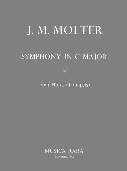 Symphonie In C : For 4 Horns (Or 4 Trumpets) / edited by Kurt Janetzky.