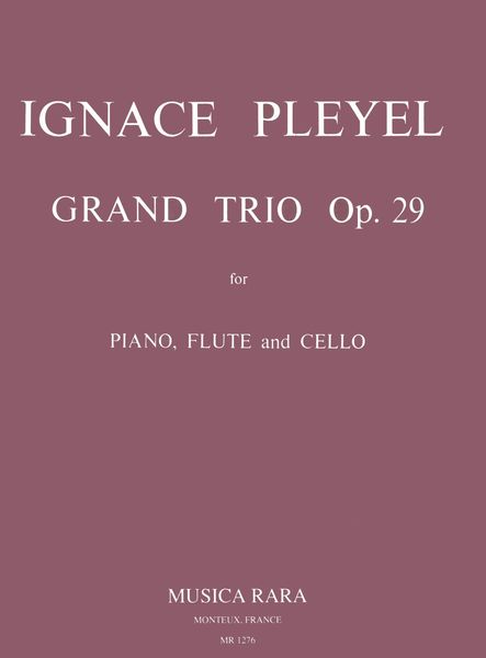 Grand Trio, Op. 29 : For Flute, Violoncello and Piano / edited by Georg Meerwein.